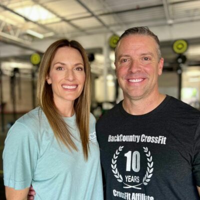 Lauren Wood and Brian Wood Coaches At Gym In Littleton